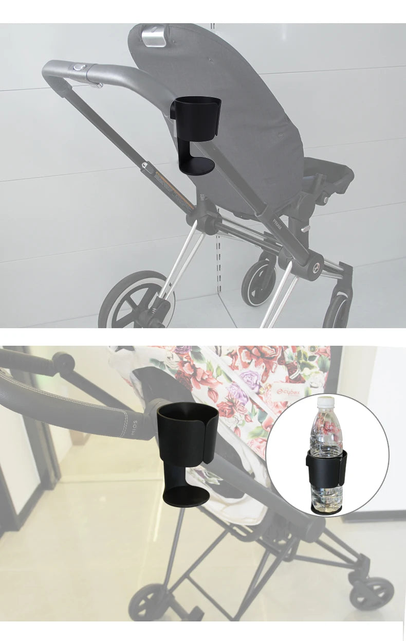 Cybex-Compatible Stroller Cup Holder with Standard and 2-in-1 Options for Priam, Mios, Balios S, Eezy, Gazelle S and Beezy, Model-Specific Drink Accessory