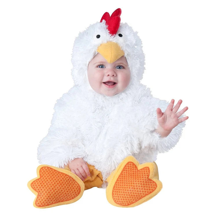 Infant Animal Dress Up Rompers with Hooded Lion, Owl and More Character Styles, Baby and Toddler Costume Outfits for Halloween and Holiday Photos