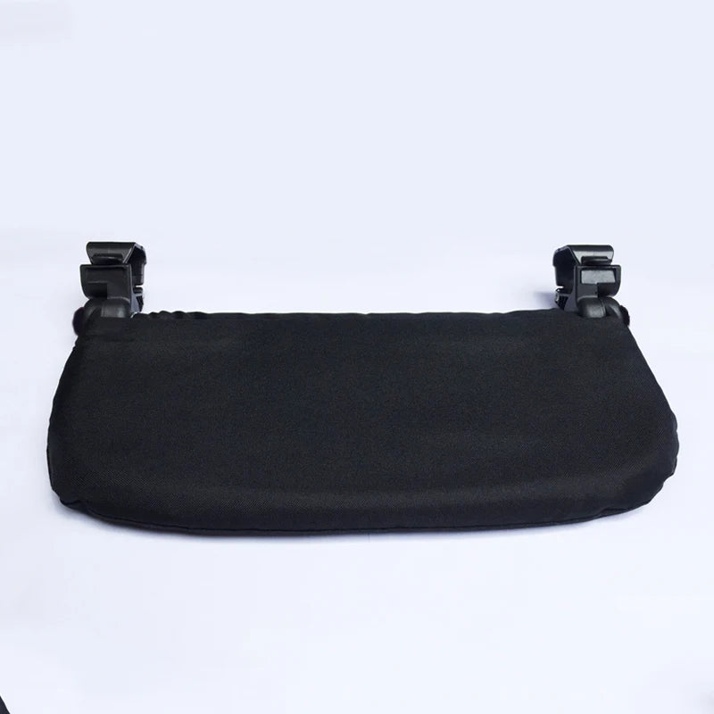 Stroller Footrest and Armrest Accessory Options, 16 cm or 21 cm Oxford Cloth Footboard with Optional Bumper Bar for Compatible Pushchair Frames
