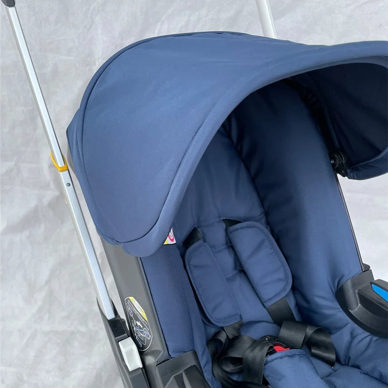 Stroller Fabric Refresh Kit by COLU KID with Seat Cushion Cover and Sunshade, Color Options for Doona and FooFoo Designs, Check Model Fit