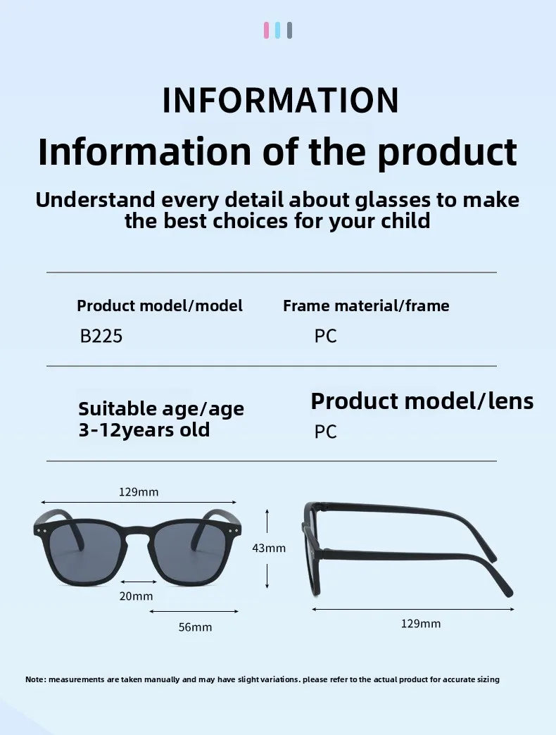 Kids Retro UV400 Sunglasses for Boys and Girls Ages 2-8, Colorful Fashion Shades in Assorted Frame Styles for Summer Outings and Family Photos