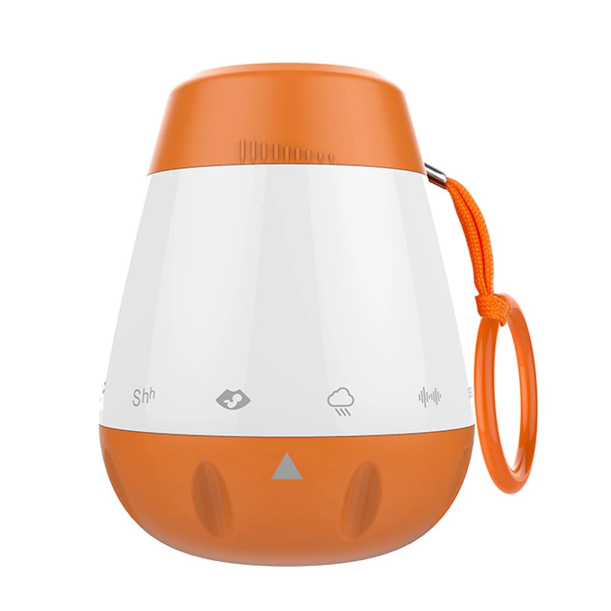 Cry-Activated White Noise Machine for Baby, 6 Soothing Sounds with Rotary Controls, 30-Minute Standby and USB-C Rechargeable 1800mAh Battery
