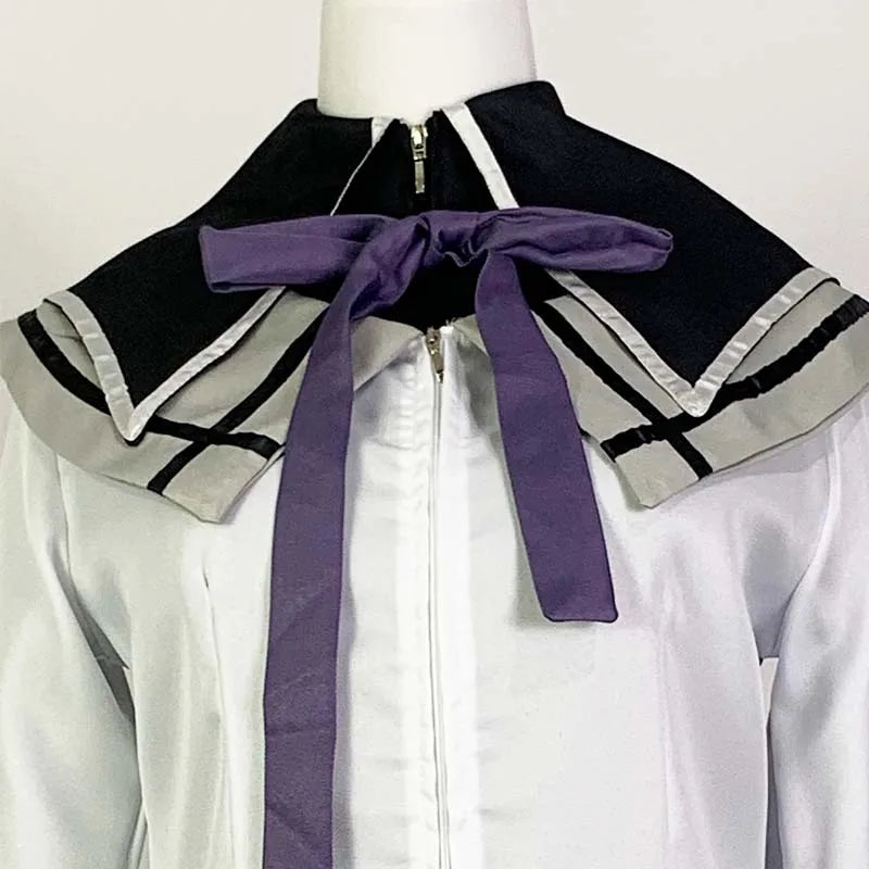 Homura Akemi Costume Set with Coat, Skirt, Bows and Stockings, Anime Cosplay Uniform with Optional 100 cm Wig for Halloween and Conventions