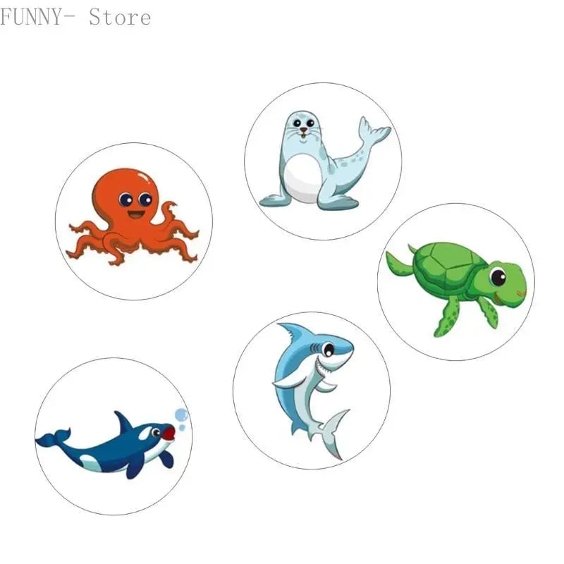 Potty Training Target Stickers with Temperature-Sensitive Color Reveal, Reusable Toilet Decals in Animal, Marine, Insect and Fairy Theme Options