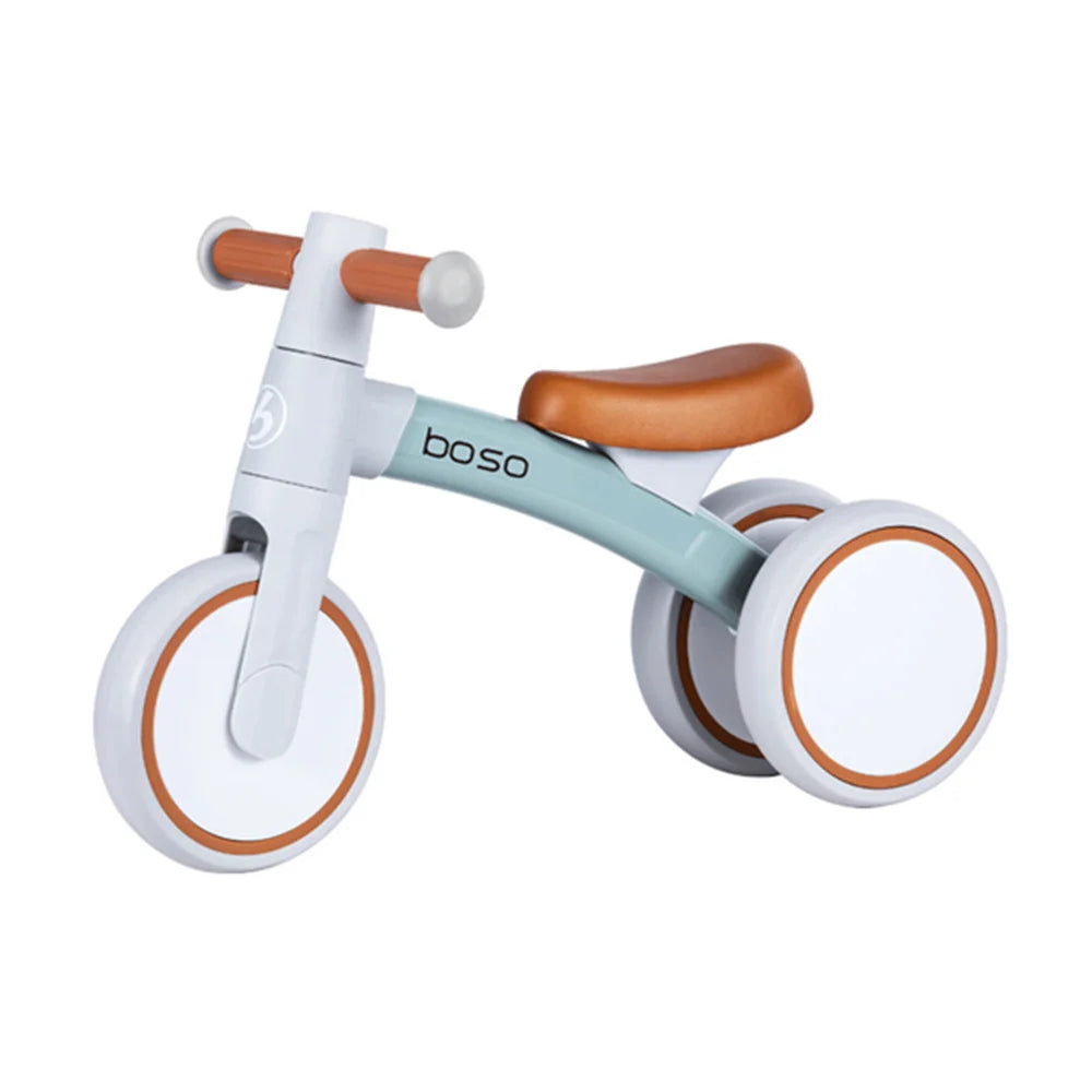 Three-Wheel Baby Balance Bike by ALWAYSME, Lightweight Aluminum Alloy Frame and TPU Wheels for Toddler Riding Play, Ages 12ā36 Months