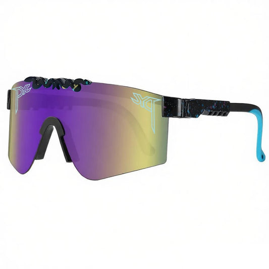 Youth Sport Sunglasses for Boys and Girls Ages 5-16, Colorful Shield-Style Kids Eyewear for Baseball, Softball, Hiking and Outdoor Adventures