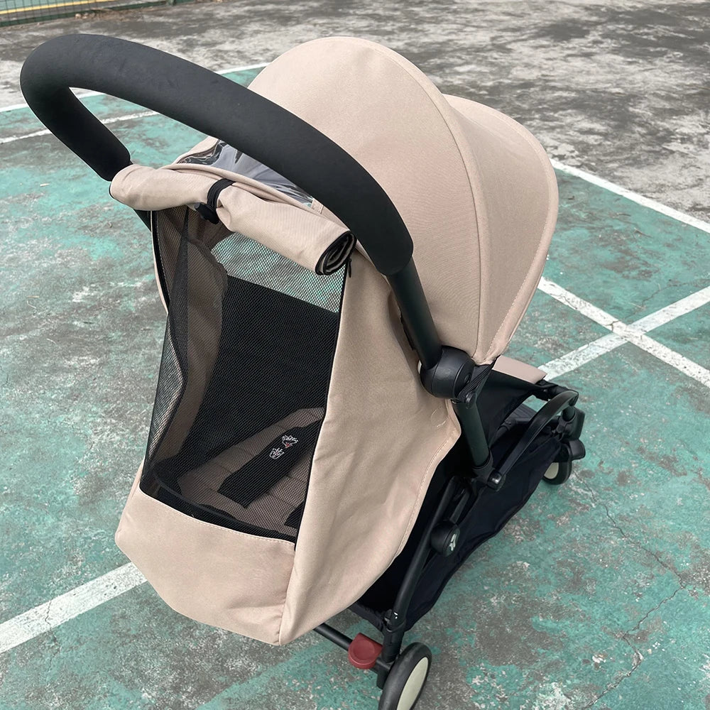 Stroller Canopy and Seat Cushion Kit with Mesh, Replacement Fabric Set Compatible with YOYO and YOYO+ for Everyday Outings, Multiple Colors
