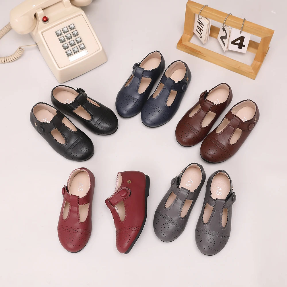 Toddler Dress Shoes for Boys and Girls, AS Classic Oxford, Loafer, Mary Jane and T-Bar Flats for Weddings, Parties and Family Photos
