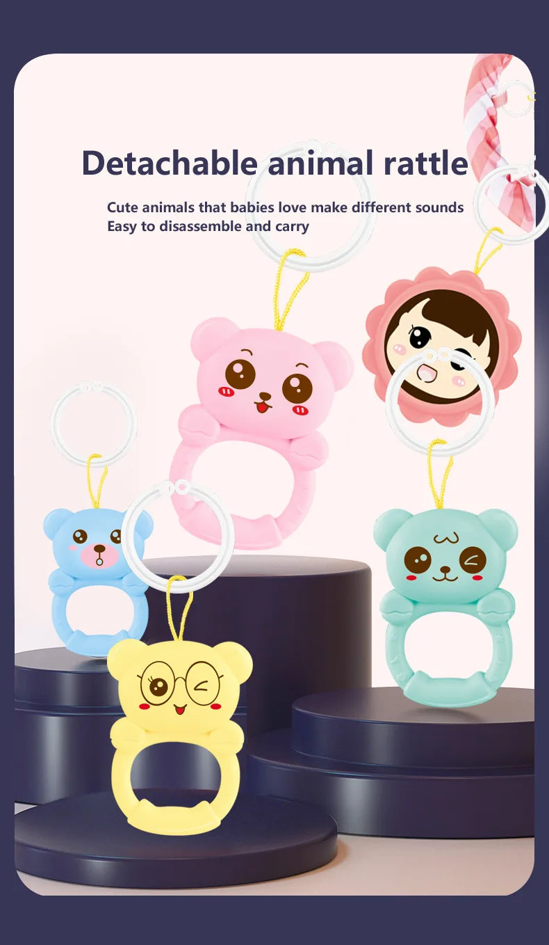 Baby Kick Piano Play Mat with Hanging Animal Toys and Illustrated Activity Surface, Multiple Model Designs for Supervised Tummy Time and Reaching