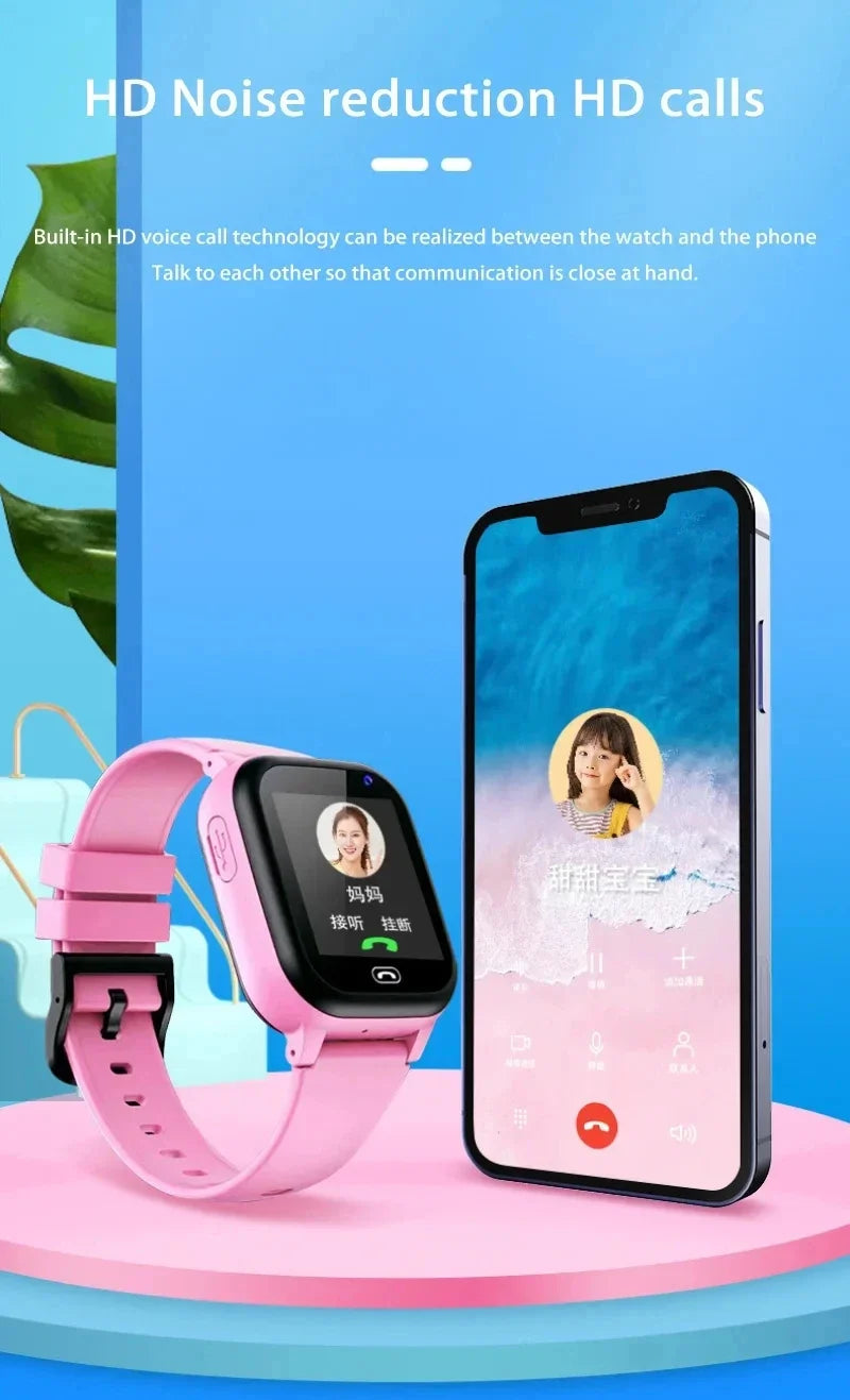 Kids Phone Smartwatch, S30 Camera Wristwatch with Listed SOS Calling, SIM Card Support, Alarm Clock and App Setup for Everyday Family Check-Ins
