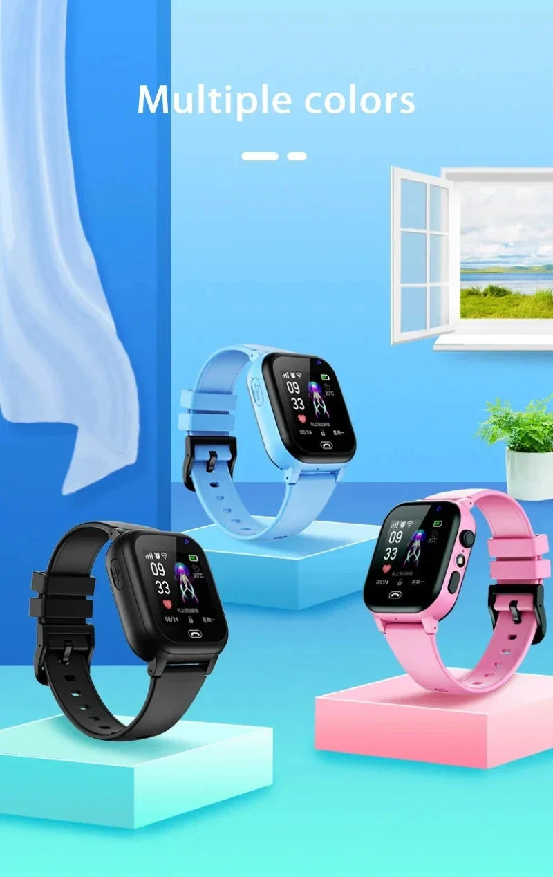 Kids Phone Smartwatch, S30 Camera Wristwatch with Listed SOS Calling, SIM Card Support, Alarm Clock and App Setup for Everyday Family Check-Ins