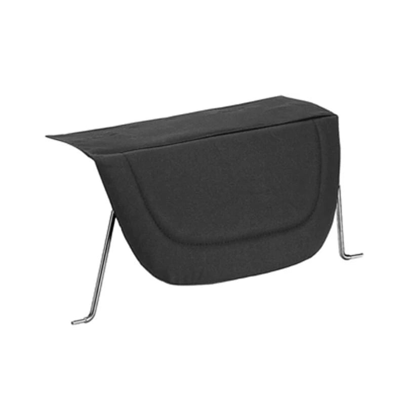 Stroller Leg Rest Extender Compatible with Joolz AER and AER+, Black Fabric and Metal Footrest Support for Everyday Walks and Outings