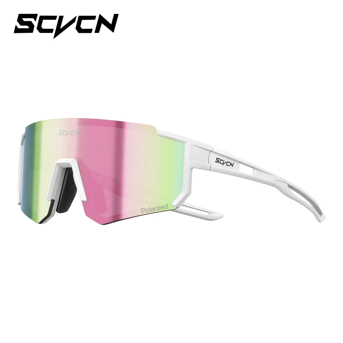 Kids Cycling Sunglasses by SCVCN for Ages 6-14, UV400 TR90 Sports Eyewear with Adjustable Nose Pads and Photochromic or Polarized Options