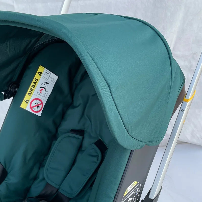 Stroller Fabric Refresh Kit by COLU KID with Seat Cushion Cover and Sunshade, Color Options for Doona and FooFoo Designs, Check Model Fit
