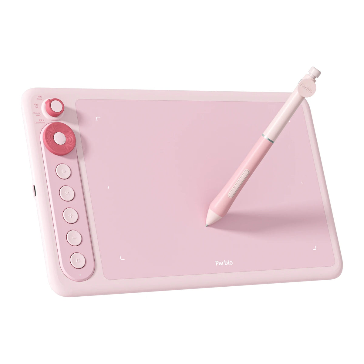 Digital Drawing Tablet Parblo Intangbo X7, 7.2 x 4.5 Inch Pen Tablet with Battery-Free S01 Stylus and 8192 Pressure Levels for Android
