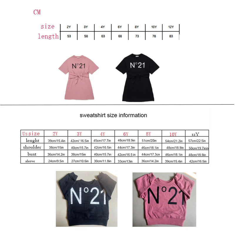 Kids Graphic Sweatshirts and Sweater Dress Options, Long Sleeve Tops, Knit Sweaters and Skirts for Boys and Girls Casual Outfits, Sizes 2T–12