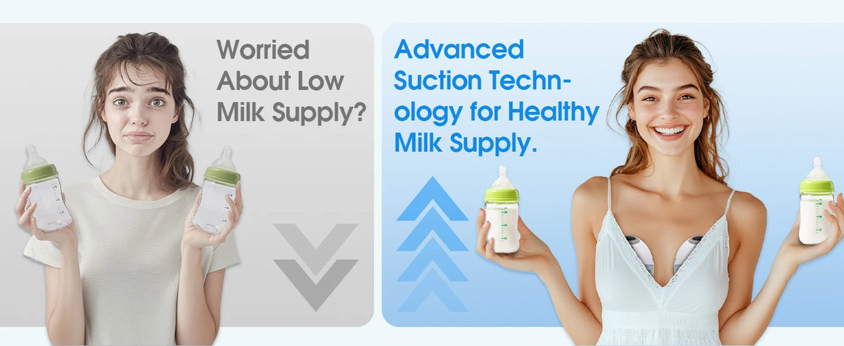 Wearable Electric Breast Pump MY382 with 4 Modes and 12 Levels, 24mm Flange and Fit Adapters, Single or Double Options with Optional Heating and UV Lid