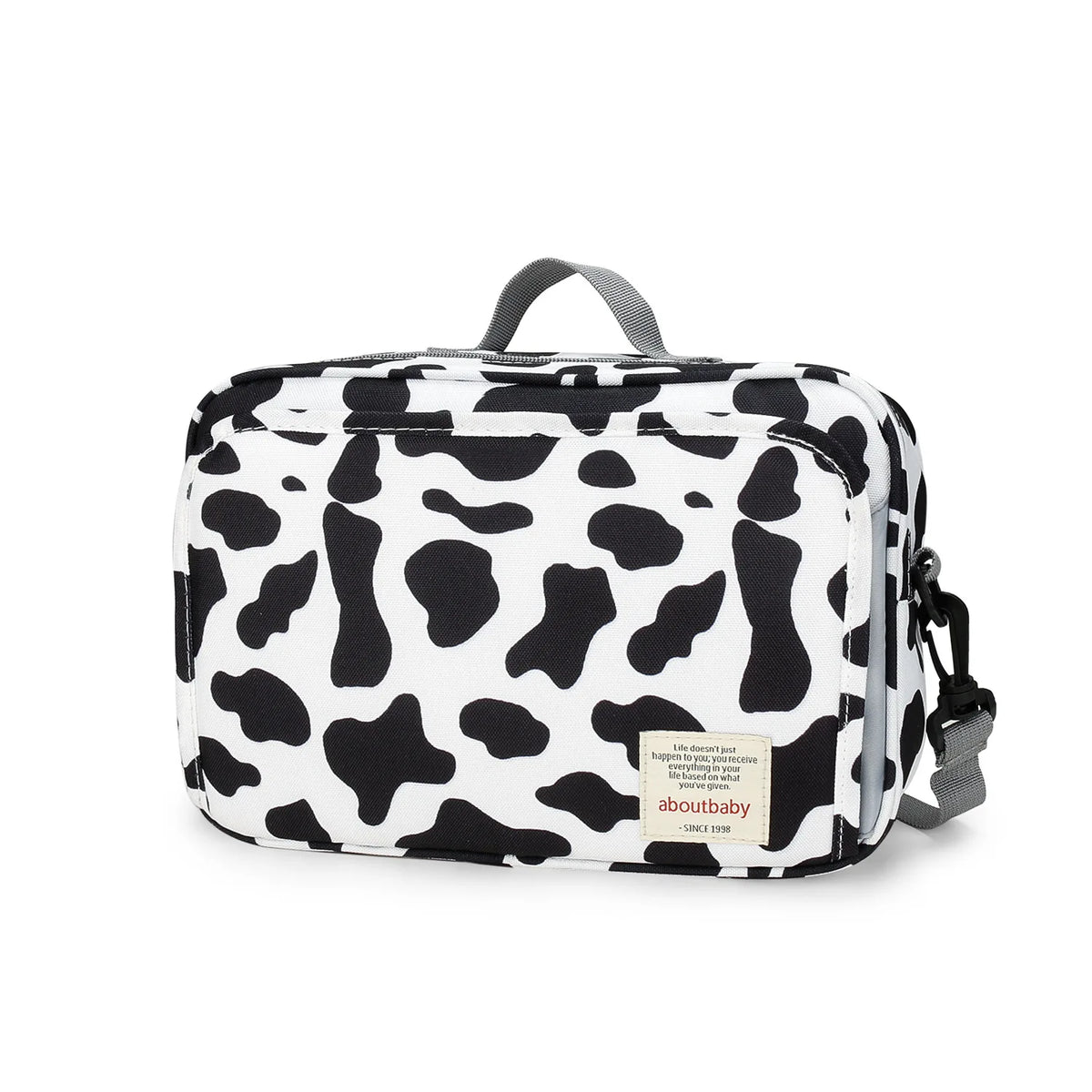 Baby Diaper Bag Wet Dry Storage Pouch with Printed Designs, Reusable Organizer for Diaper Changes, Baby Essentials and Everyday Outings