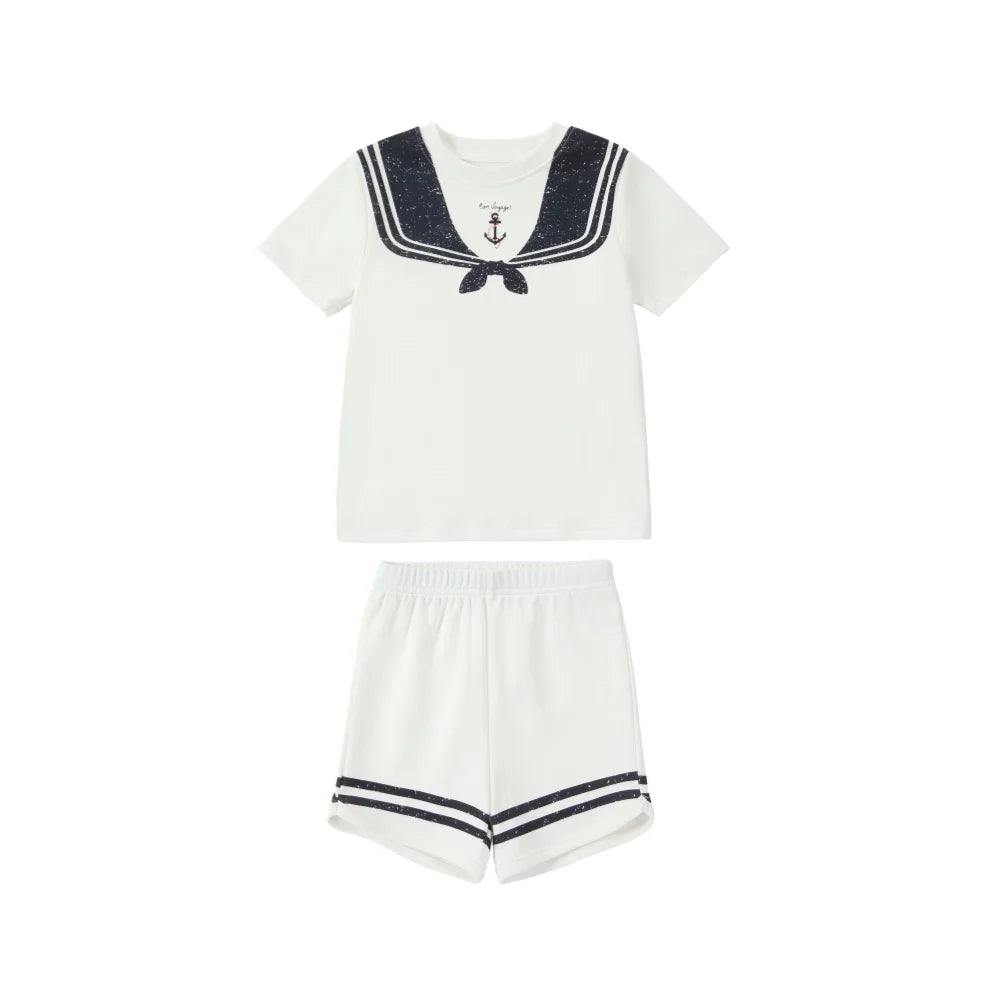 Kids Sailor Outfits in Cotton Jersey, Nautical Dresses, Polo Shirts and Shorts Sets for Boys, Girls and Babies, Summer Sibling Photo Styles