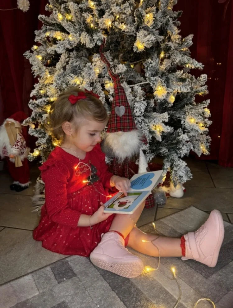 Winter Barefoot High-Top Shoes for Kids by HOBIBEAR, Wide Toe Box, Faux Fur Lining, Zero-Drop Rubber Sole and Adjustable Hook-and-Loop Strap
