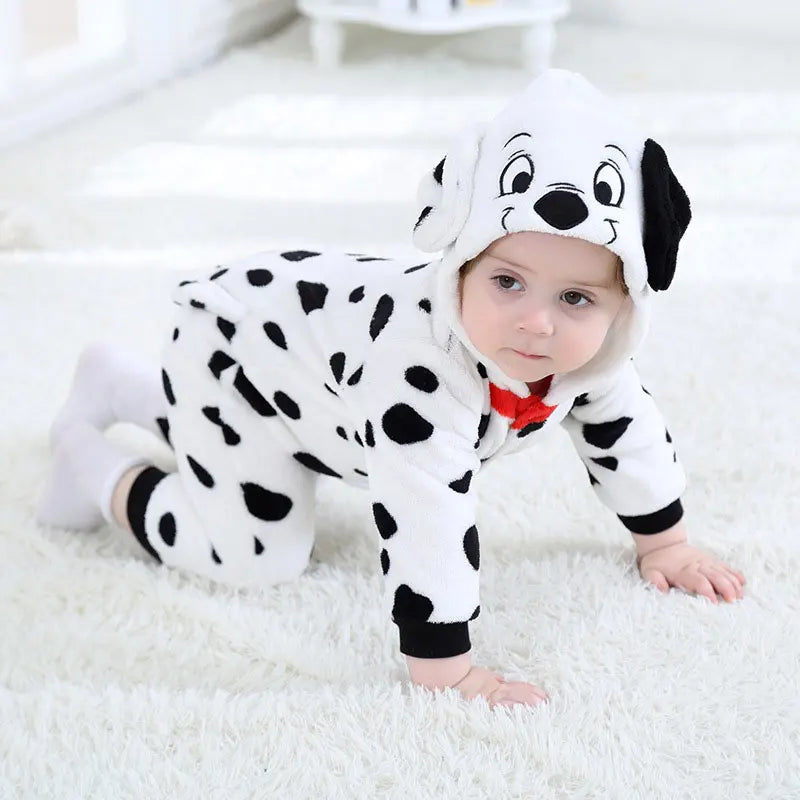 Baby Monster Costume Jumpsuit for Infants and Toddlers, Cute Kigurumi Onesie for Halloween Dress-Up, Cosplay and Family Photos, Sizes 3M–3T