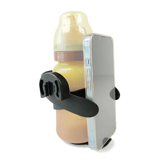 Stroller Cup Holder for Selected Cybex Models with Listed Phone Slot, Black Drink Accessory for Priam, Mios, Balios S, Eezy and Gazelle S