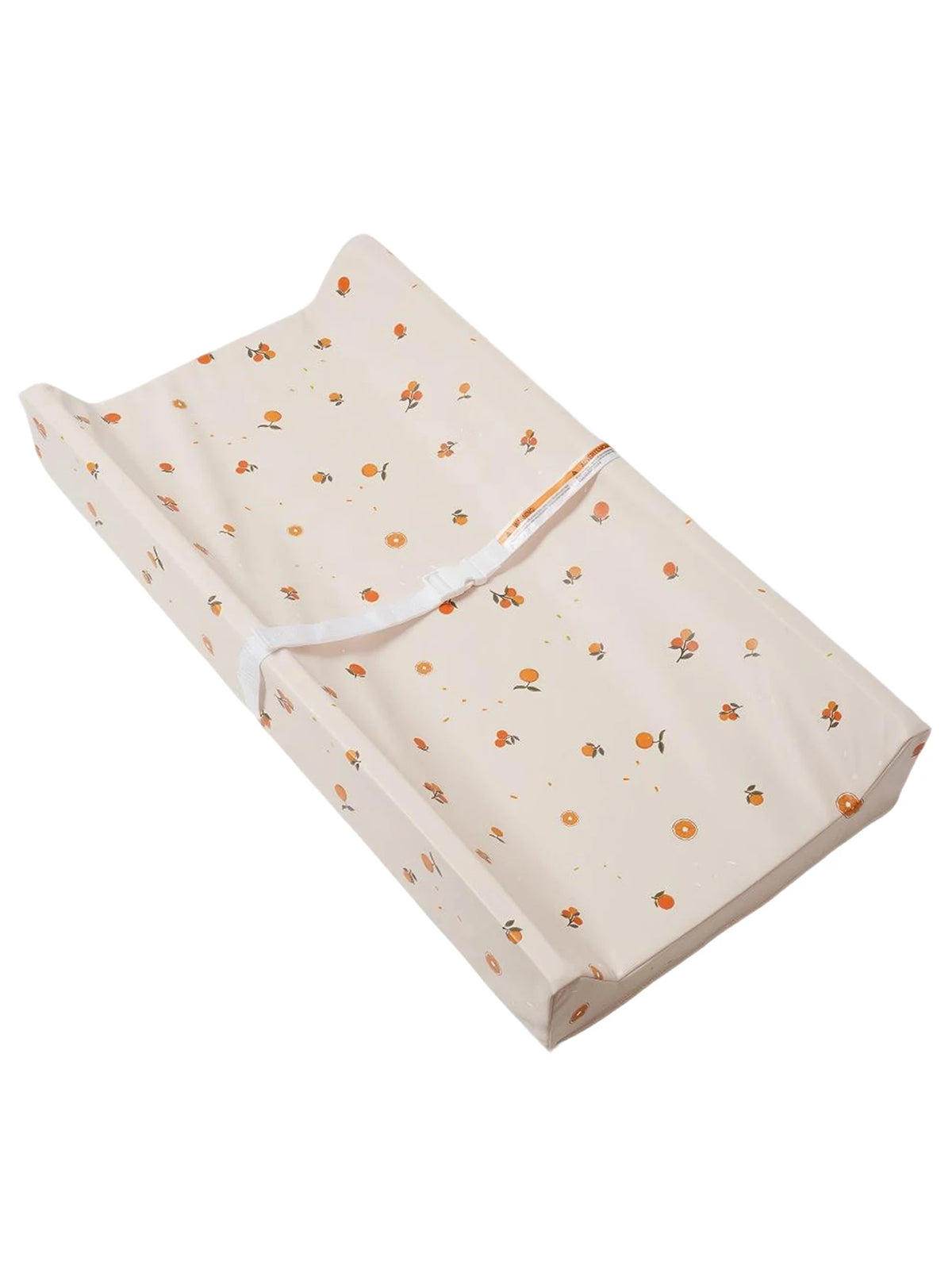 Diaper Changing Pad with Printed or Solid Color Designs, Contoured Sides and Buckle Strap, Wipeable Baby Mat for Dresser and Changing Table Care