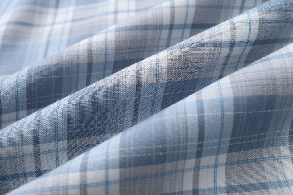 Blue Plaid Girls Maxi Dress and Tie-Front Knit Cardigan Options, Sleeveless Ruffle-Hem Dress or Cropped Long-Sleeve Layer for Teens