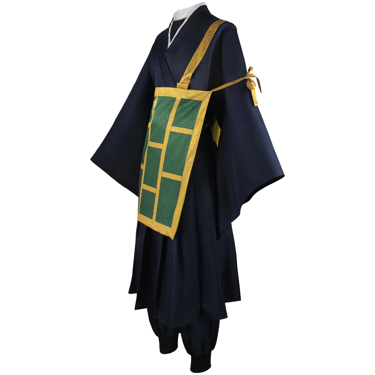 Suguru Geto Cosplay Costume for Men and Women, Kimono-Style Coat, Kasaya, Shirt and Pants with Optional 60 cm Wig for Halloween and Conventions
