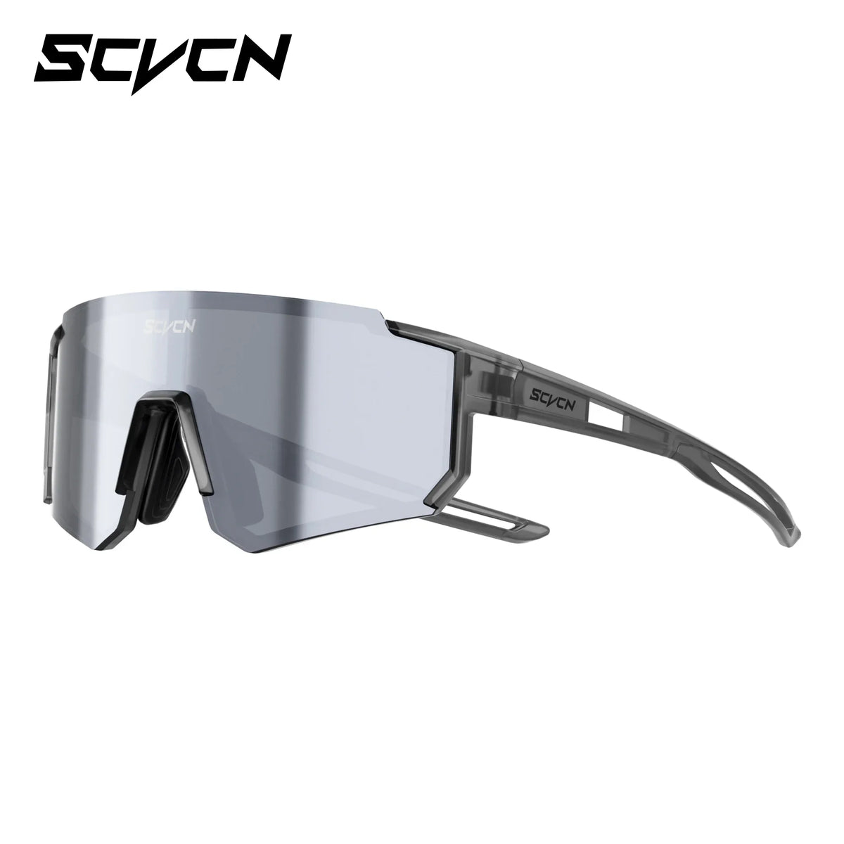 Kids Cycling Sunglasses by SCVCN for Ages 6-14, UV400 TR90 Sports Eyewear with Adjustable Nose Pads and Photochromic or Polarized Options