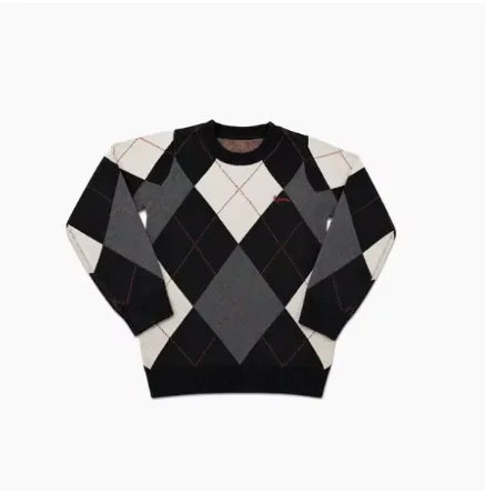 Kids Argyle and Embroidered Outfits with Long-Sleeve Tops, Sweatshirt and Pants Set Options for Toddler and Child Casual Looks, Sizes 18M–12Y