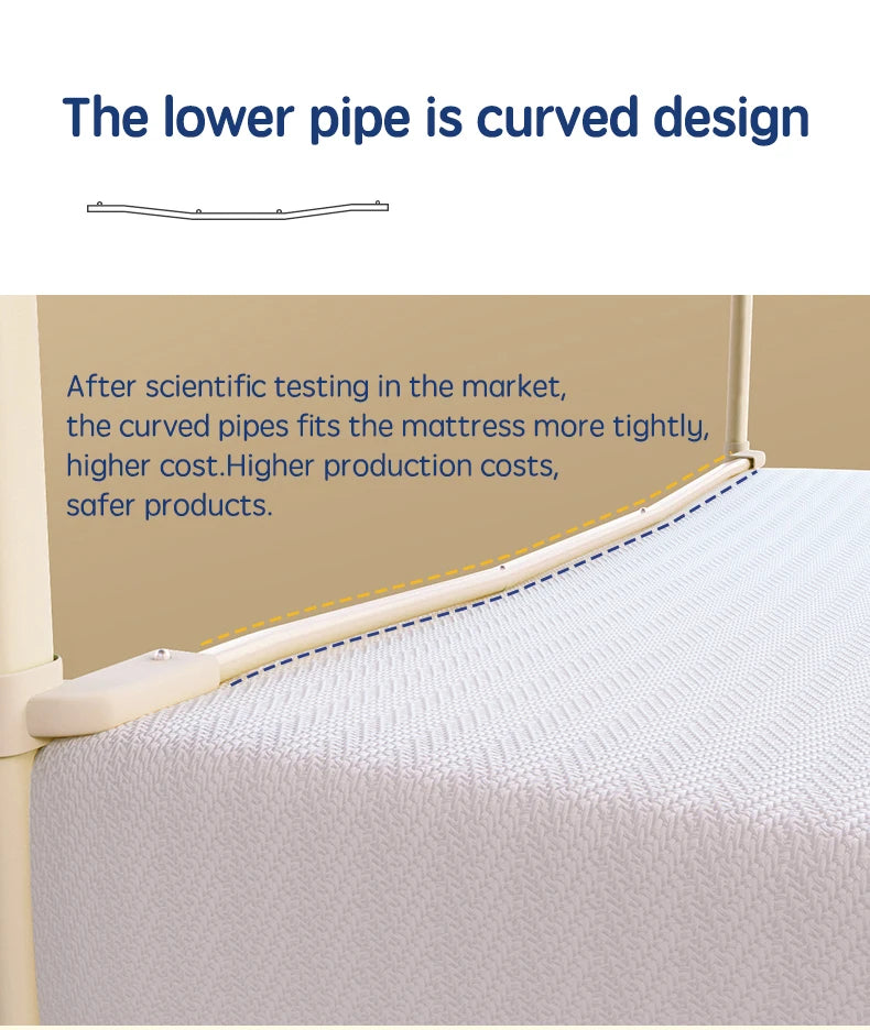 Height Adjustable Bed Rail by PANGDUBE, Single Mesh Guard Panel with Lift Mechanism, Removable Washable Fabric and Eight Length Options