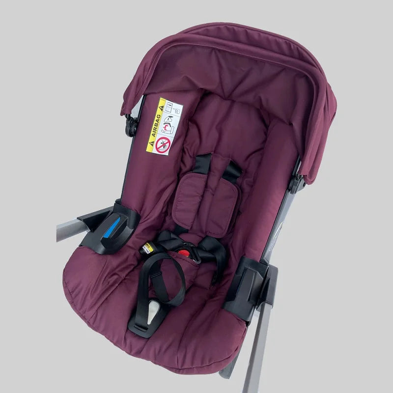 Stroller Fabric Refresh Kit by COLU KID with Seat Cushion Cover and Sunshade, Color Options for Doona and FooFoo Designs, Check Model Fit
