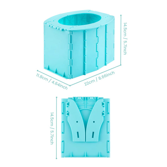 Kids Portable Travel Potty with Foldable Standalone Design, Reusable Washable Toilet for Toddlers on Road Trips, Camping and Outdoor Outings