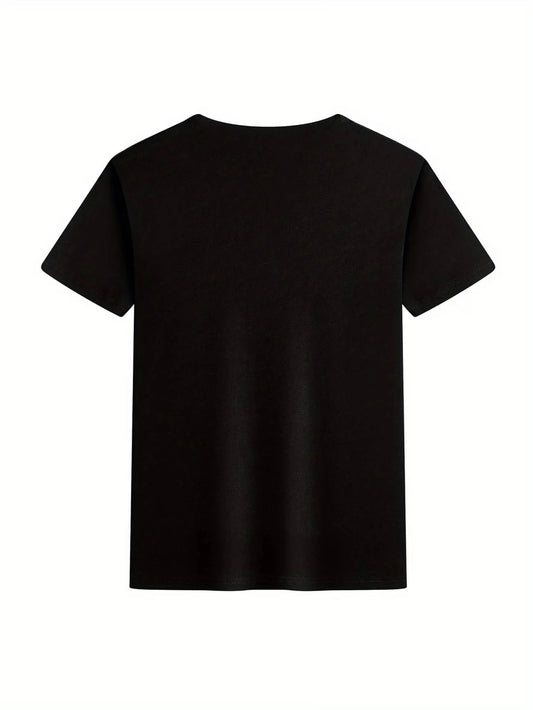 KATSEYE Graphic T-Shirt for Kids and Teens, Black Crew Neck Short Sleeve Tee with Pink Group Photo Print for Casual Fan Outfits, Sizes 7–16Y