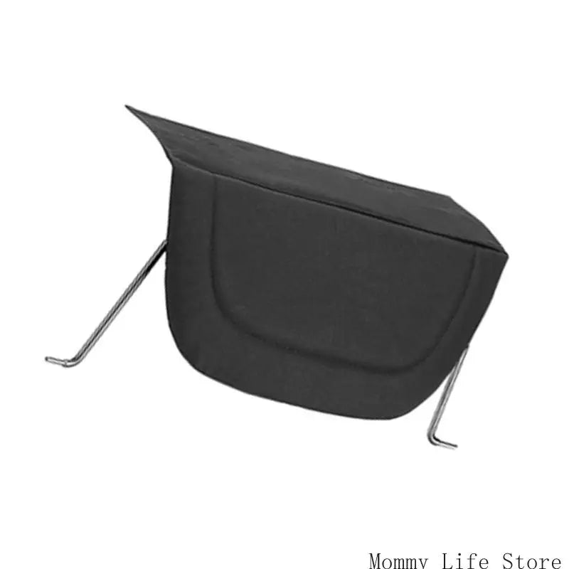 Stroller Leg Rest Extender Compatible with Joolz AER and AER+, Black Fabric and Metal Footrest Support for Everyday Walks and Outings