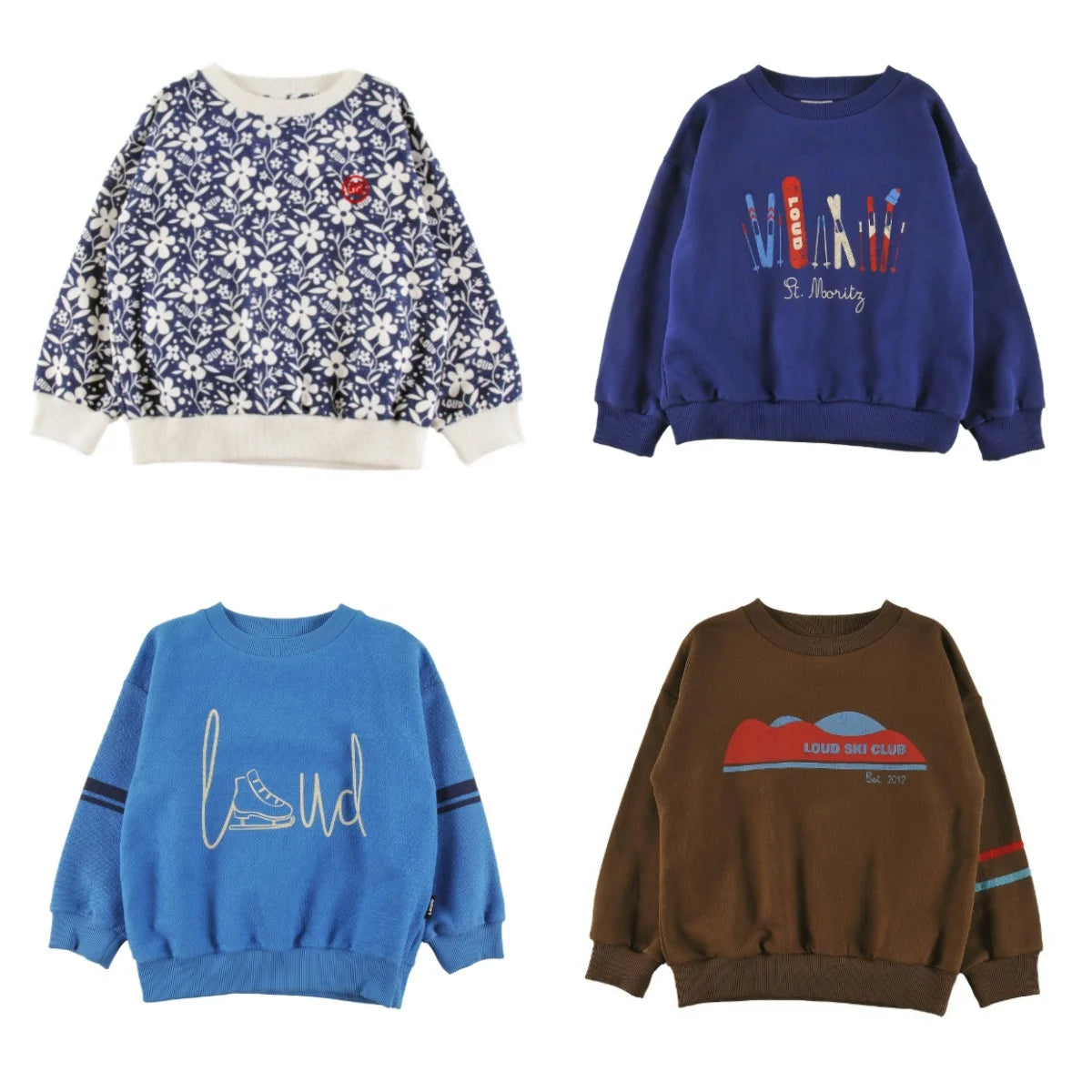 Graphic Kids Pullover Sweatshirt, Long-Sleeve Printed Tops with Crewneck and Collared Style Options for Boys and Girls Everyday Casual Outfits