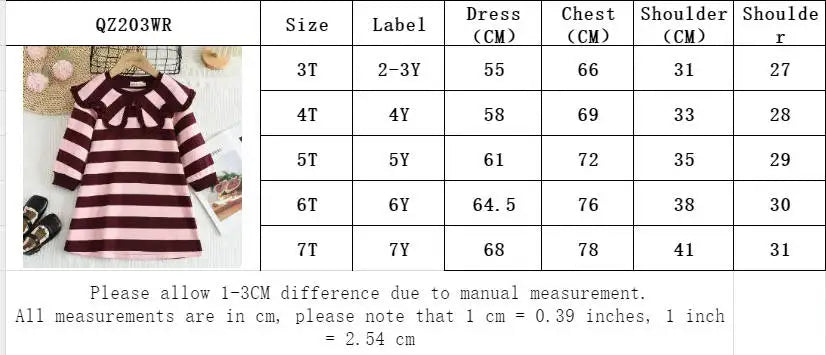 Toddler Girls Floral Dress with Oversized Collar and Long Sleeves, Bear Leader Outfit in Sizes 2T–6T for Spring, Fall and Family Photos