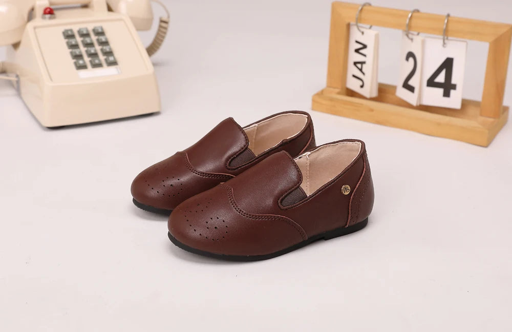 Toddler Dress Shoes for Boys and Girls, AS Classic Oxford, Loafer, Mary Jane and T-Bar Flats for Weddings, Parties and Family Photos