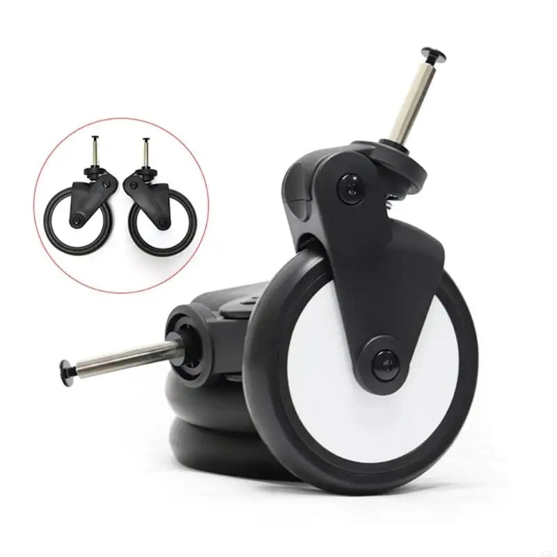 YOYO and YOYA Stroller Replacement Wheels, Rubber Front and Rear Wheel Options for Model-Matched Babyzen Pushchair Repair and Everyday Maintenance