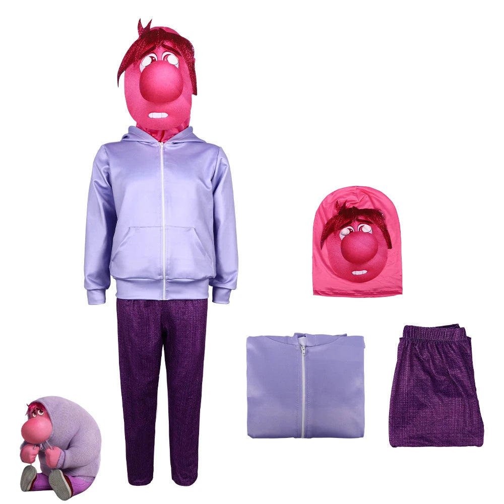 Inside Out Inspired Character Costume for Kids and Adults, Joy, Anger, Anxiety and More Options for Halloween, Cosplay and Stage Dress-Up