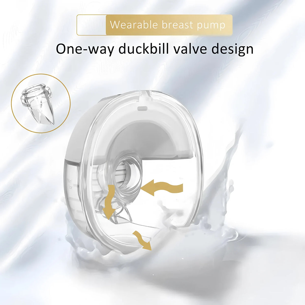 Electric Wearable Breast Pump with LED Screen, 3 Modes and 9 Suction Levels, Hands-Free Portable Milk Expression for Nursing Moms