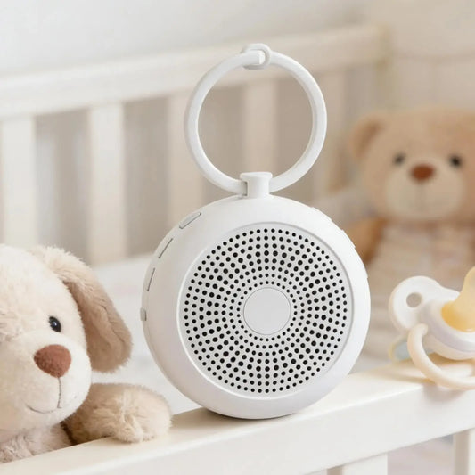 29-Sound Baby White Noise Machine with 3/6/9-Hour Timer, Compact Portable Sleep Soother for Nursery, Bedroom and Travel Relaxation