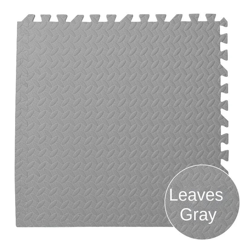 Baby Puzzle Play Mat with 30 cm Interlocking Foam Tiles, 1 cm Thick Textured Floor Padding in 8 or 16 Pieces for Supervised Indoor Play
