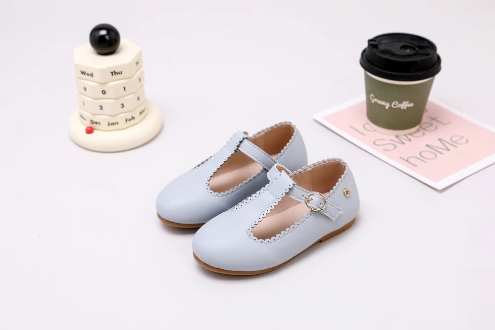 Pastel Kids Dress Shoes for Boys and Girls, Mary Jane Flats, Lace-Up Oxfords and Slip-On Styles for Weddings, Birthday Parties and Family Photos