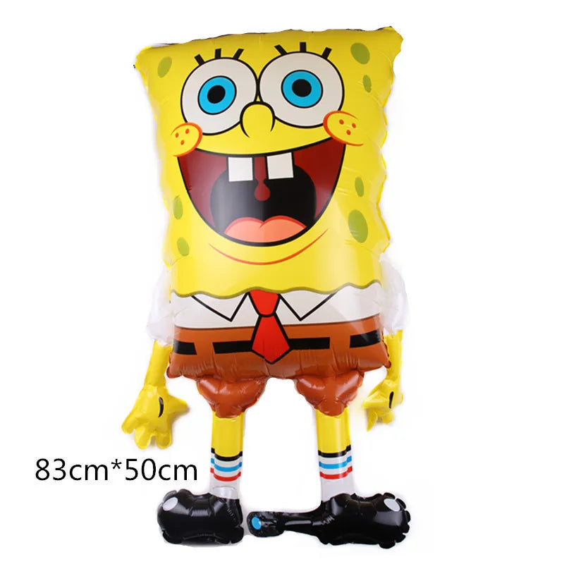 SpongeBob Birthday Party Supplies with Patrick Star, Disposable Plates, Cups, Balloons and Decoration Options for Kids Celebrations