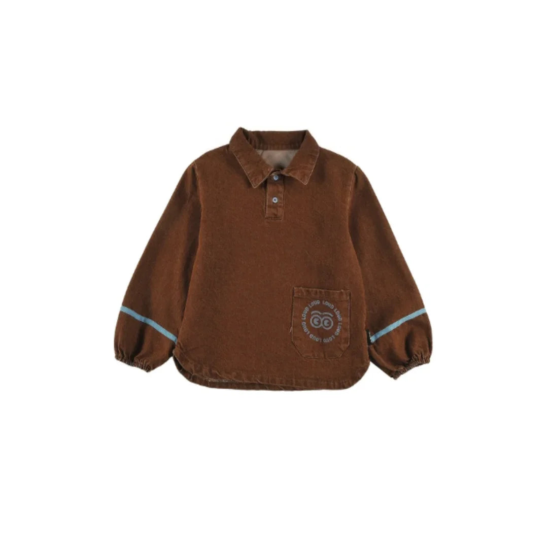 Graphic Kids Pullover Sweatshirt, Long-Sleeve Printed Tops with Crewneck and Collared Style Options for Boys and Girls Everyday Casual Outfits