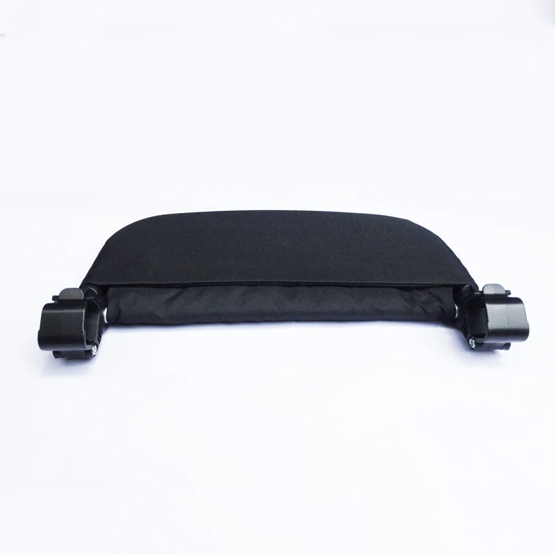 Stroller Footrest and Armrest Accessory Options, 16 cm or 21 cm Oxford Cloth Footboard with Optional Bumper Bar for Compatible Pushchair Frames