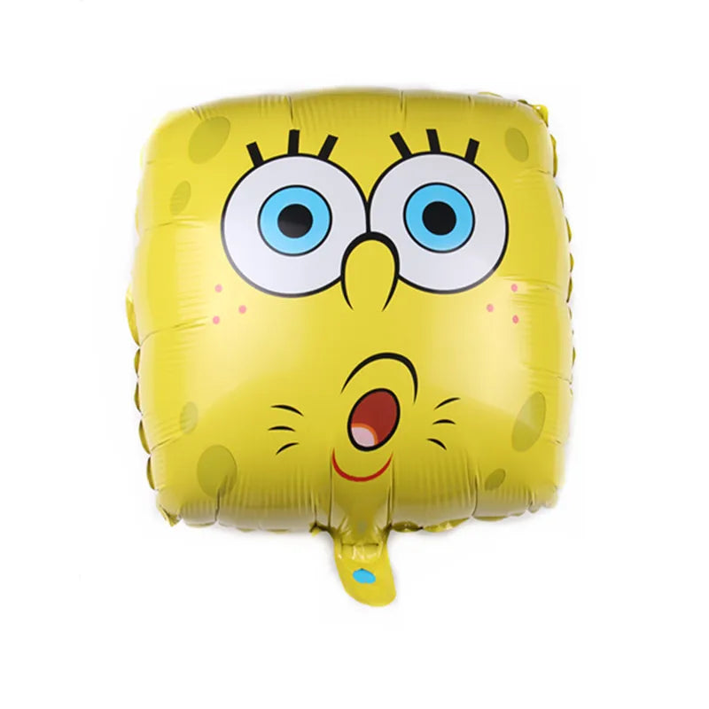 SpongeBob Birthday Party Supplies with Patrick Star, Disposable Plates, Cups, Balloons and Decoration Options for Kids Celebrations