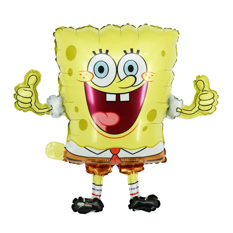 SpongeBob Birthday Party Supplies with Patrick Star, Disposable Plates, Cups, Balloons and Decoration Options for Kids Celebrations